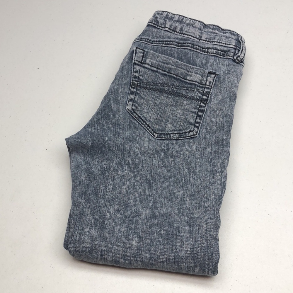 ACID WASH GARAGE MID-RISE SKINNY JEANS 5/27x30 ⭐